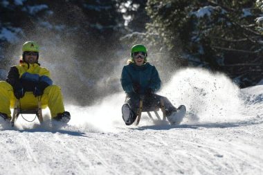 Schlitteln in Sörenberg auf der Rossweid